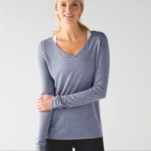 Lululemon Yin Time Long Sleeve Gray size 4